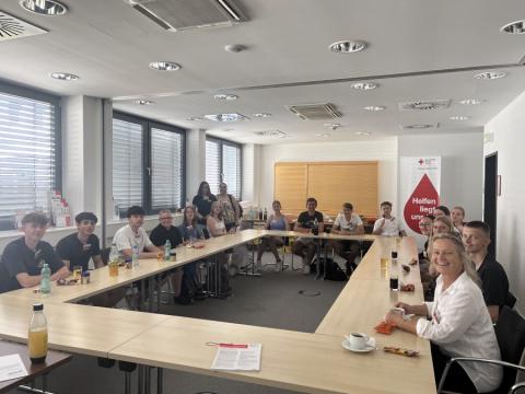 Besuch im DRK-Blutspendezentrum